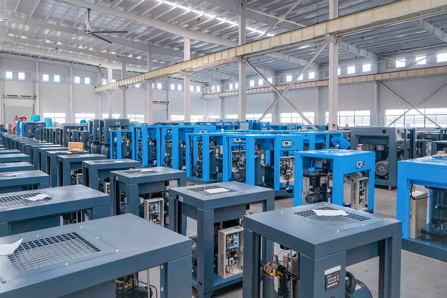 Jiangsu Jufeng Machinery Manufacturing Co., LTD خط إنتاج المصنع