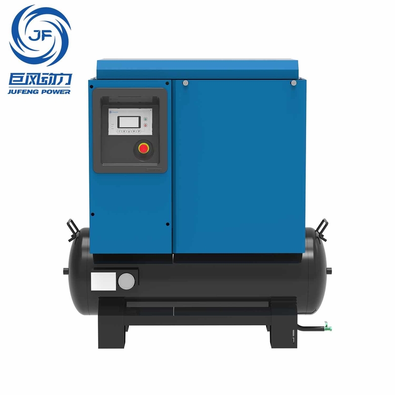 8-16bar 10hp 220v ضاغط الهواء المزيل ذو المرحلة الواحدة الدائمة المغناطيس المسمار مع 490-980 لتر / دقيقة التشغيل
