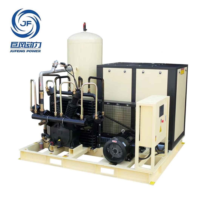 ضاغطة عالية متوسطة المسمار الدوار مضخم الهواء للصناعة 1380-1280kg سعة التشغيل 4-12 م 3 / دقيقة