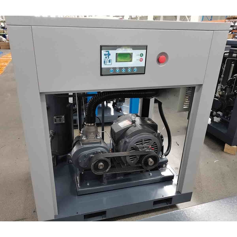 الطراز الكهربائي الجهد المخصص 5.5kw - 75kw ضاغط الهواء المسمار محرك الحزام