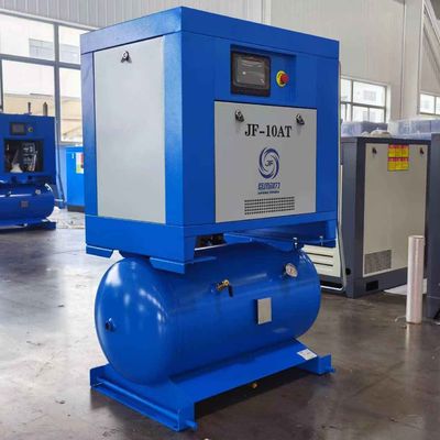 ضاغط الهواء المدمج المسمار 2 في 1 مع خزان استقبال الهواء